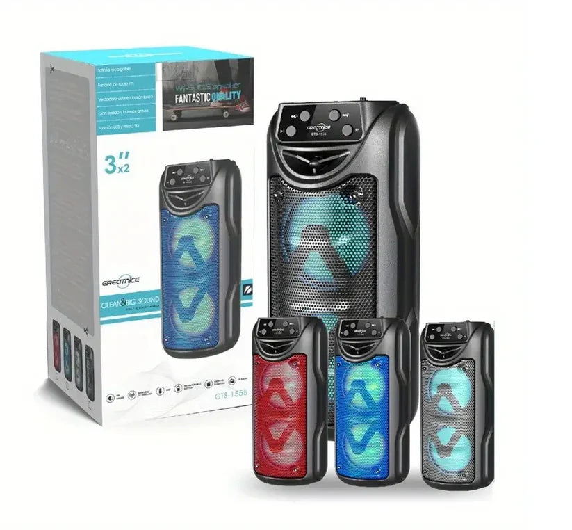 Portable Bluetooth Speaker – Powerful Sound | High Quality | Heavy Bass Speaker