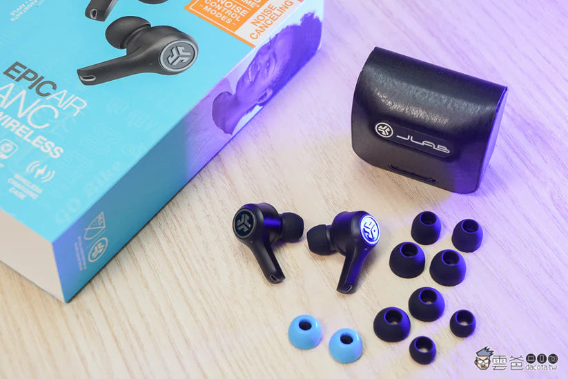 JLab Epic Air ANC Original Wireless Earbuds (Water Proof)